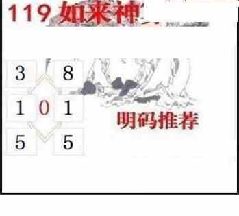 24119期: 白老3D杀码图版