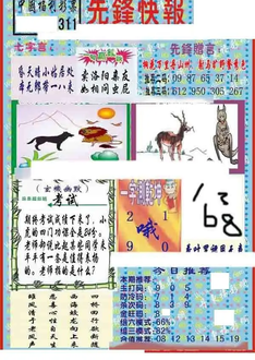 25311期: 福彩3D丹东全图分析