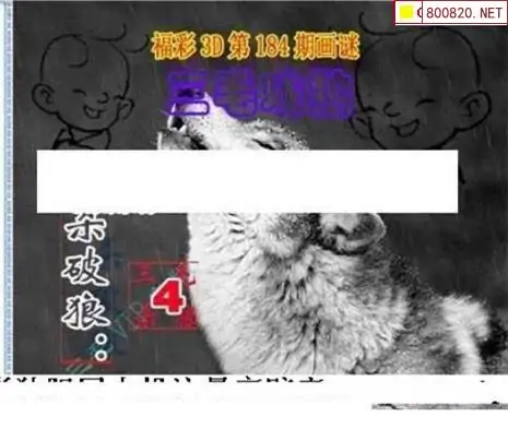 25184期: 三毛3D精品图谜