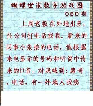 24080期: 3D蝴蝶世家蝴蝶彩图