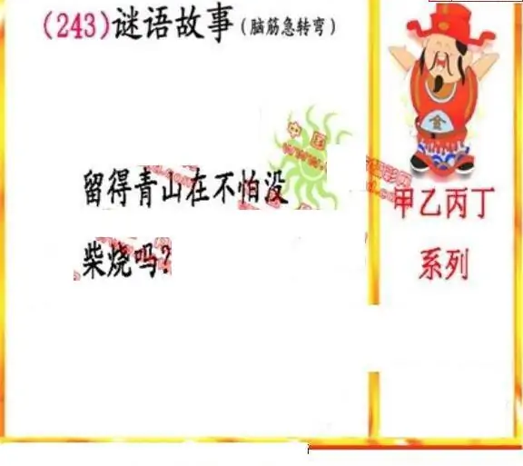 25243期: 福彩3D丹东全图分析