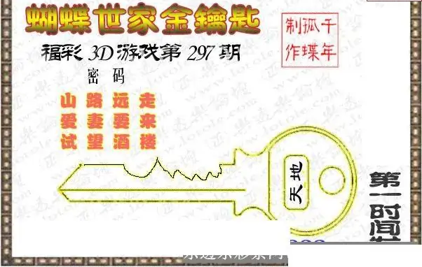 25297期: 3D蝴蝶世家蝴蝶彩图