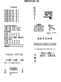 26057期: 福彩3D全套图版参考