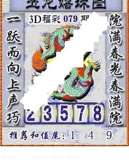 福彩3D 26079期佐罗图一掌经预测图