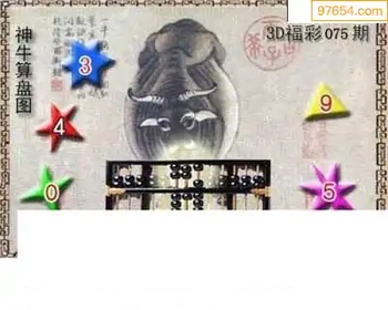 福彩3D26075期天中全套预测分析图
