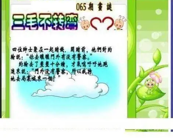 26065期: 三毛3D精品图谜