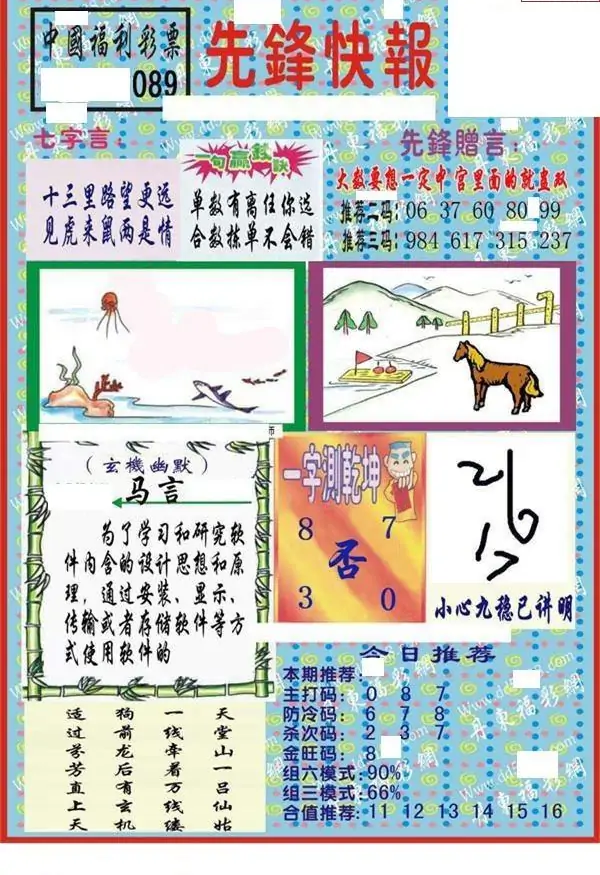 25089期: 福彩3D丹东全图分析