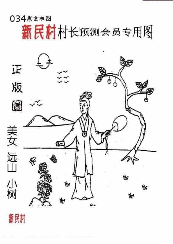 25034期: 老村长福彩3D天天图谜