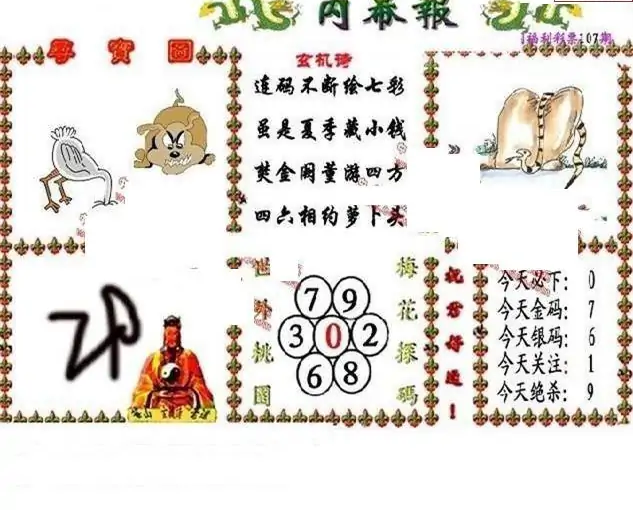 25107期: 福彩3D丹东全图分析