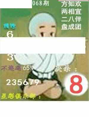 24068期: 白老3D杀码图版