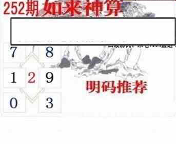 24252期: 白老3D杀码图版