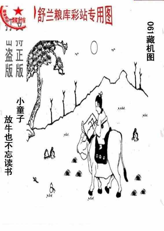 25061期: 老村长福彩3D天天图谜