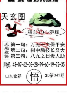 25341期: 福彩3D丹东全图分析