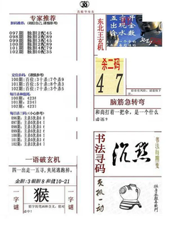 26102期: 福彩3D全套图版参考