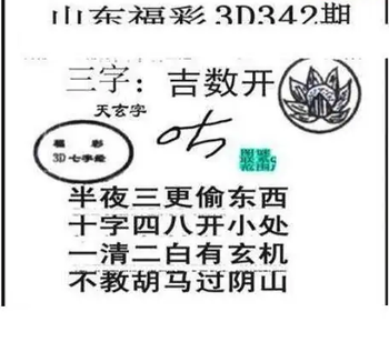 25342期: 三毛3D精品图谜