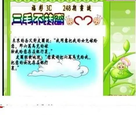 25248期: 三毛3D精品图谜