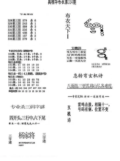 25334期: 福彩3D全套图版参考