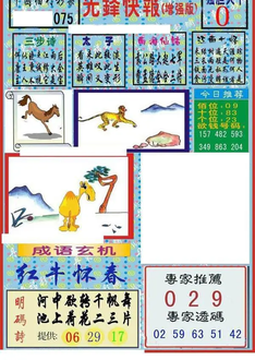 26075期: 福彩3D丹东全图分析