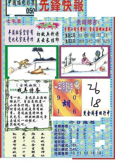 26050期: 福彩3D丹东全图分析