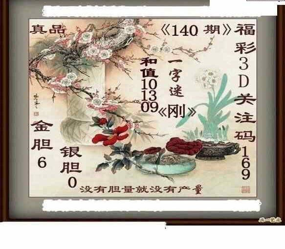 24140期: 白老3D杀码图版