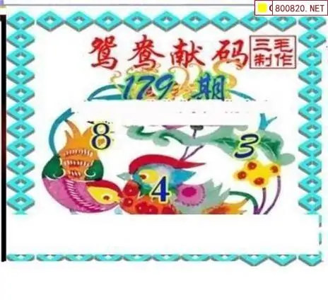 25179期: 三毛3D精品图谜