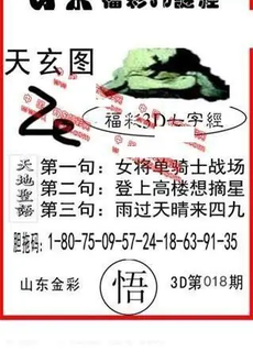 26018期: 福彩3D丹东全图分析