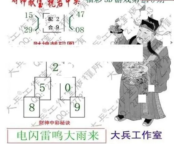 25270期: 大兵福彩3D黄金报图版