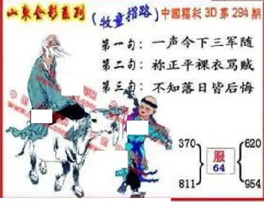 25294期: 福彩3D丹东全图分析