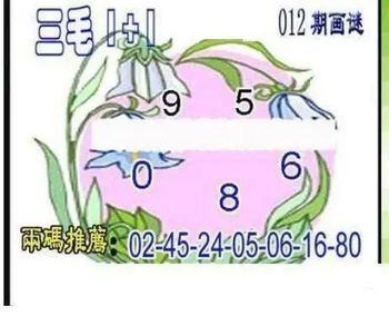 26012期: 三毛3D精品图谜