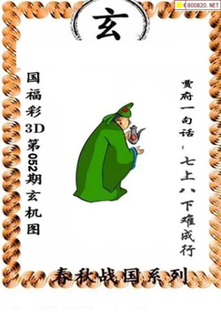福彩3D 26052期佐罗图一掌经预测图