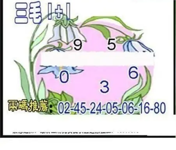 26091期: 三毛3D精品图谜