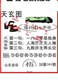 26084期: 福彩3D丹东全图分析