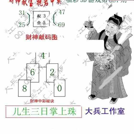 24067期: 大兵福彩3D黄金报图版