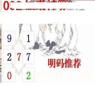 25092期: 白老3D杀码图版