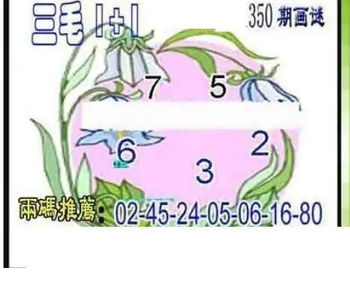 25350期: 三毛3D精品图谜