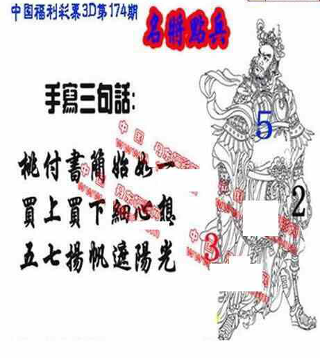 24174期: 福彩3D丹东全图分析