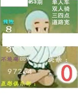 26053期: 白老3D杀码图版