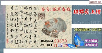 26095期: 3D蝴蝶世家蝴蝶彩图