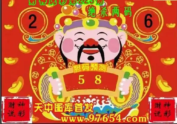 25223期: 财神说彩3D全套图版