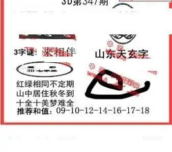 25347期: 福彩3D丹东全图分析