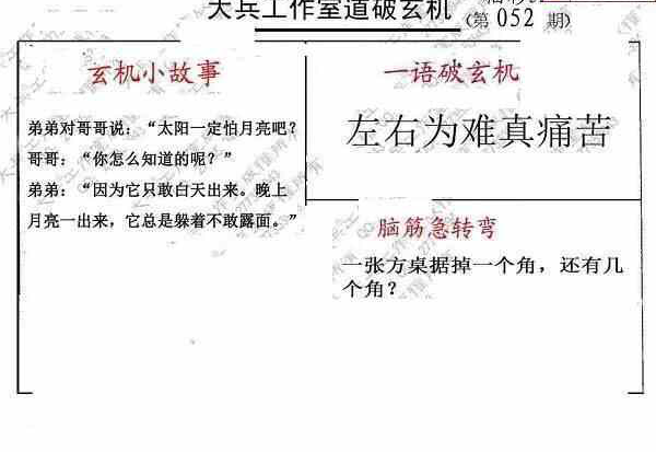 25052期: 大兵福彩3D黄金报图版