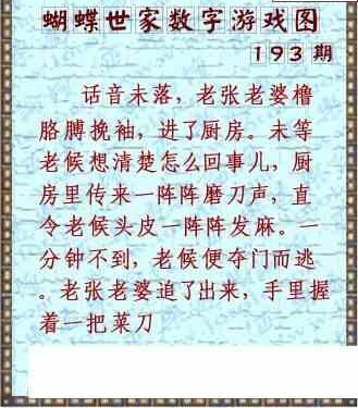 24193期: 3D蝴蝶世家蝴蝶彩图