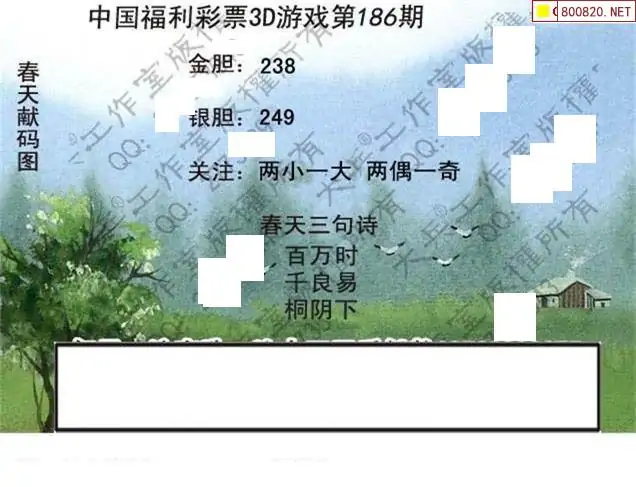 25186期: 大兵福彩3D黄金报图版