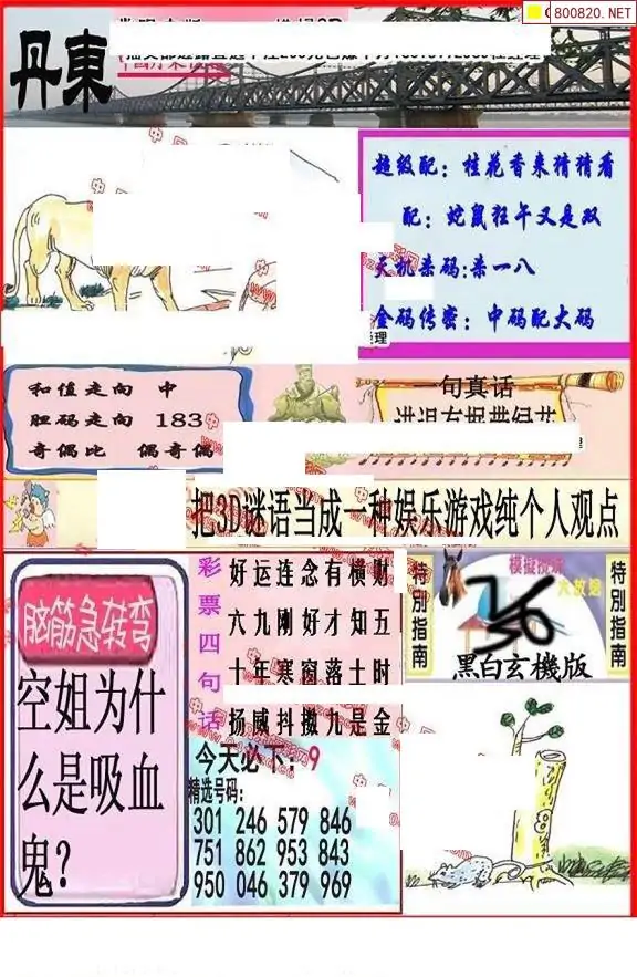 25177期: 福彩3D丹东全图分析