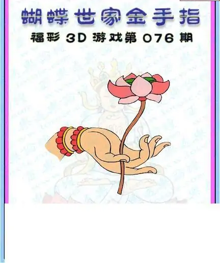 25076期: 3D蝴蝶世家蝴蝶彩图