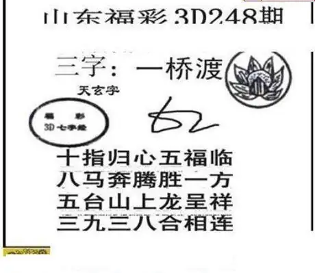 25248期: 三毛3D精品图谜