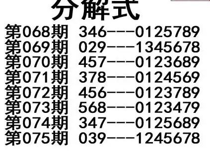 25075期: 福彩3D红黄蓝报