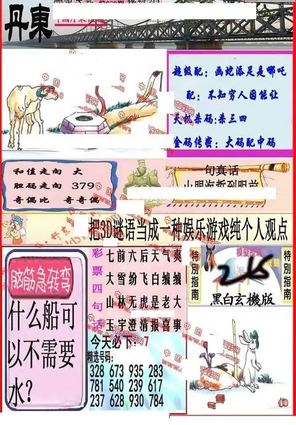 25222期: 福彩3D丹东全图分析