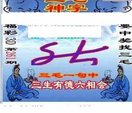 24262期: 三毛3D精品图谜