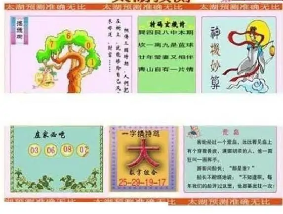 25074期: 太湖图福彩3D精品预测